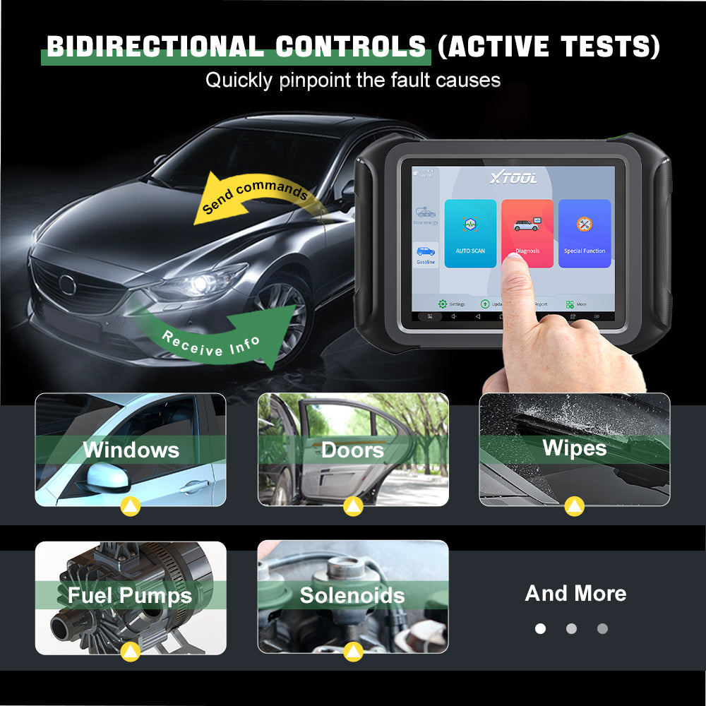 Bi-directional active tests
