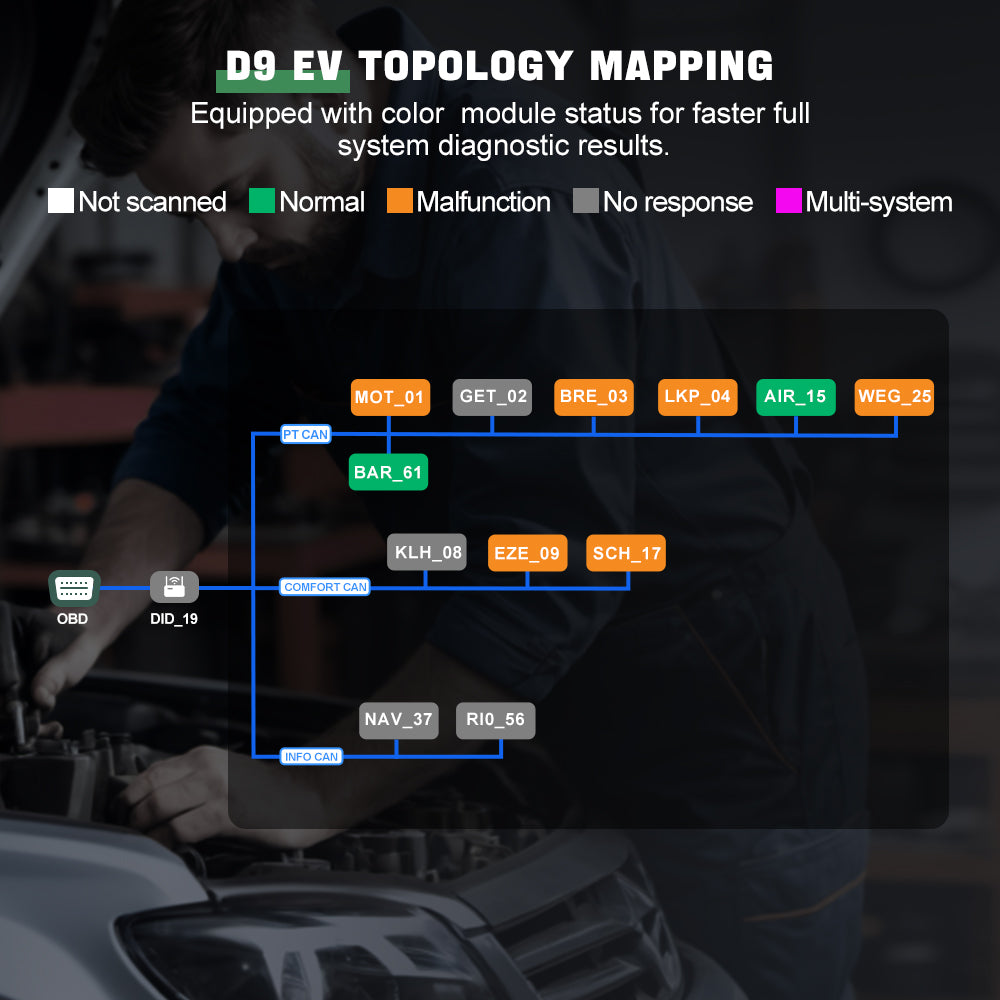 Topology mapping